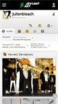 Mobile Screenshot of julienbleach.deviantart.com