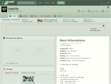 Tablet Screenshot of lloyd-oo.deviantart.com