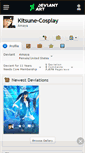 Mobile Screenshot of kitsune-cosplay.deviantart.com