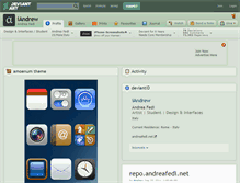 Tablet Screenshot of iandrew.deviantart.com