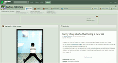 Desktop Screenshot of barbies-nightmare.deviantart.com