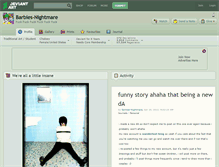 Tablet Screenshot of barbies-nightmare.deviantart.com