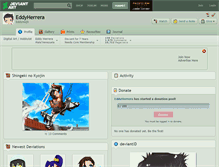 Tablet Screenshot of eddyherrera.deviantart.com