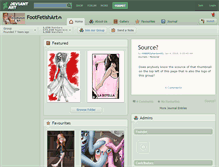 Tablet Screenshot of footfetishart.deviantart.com