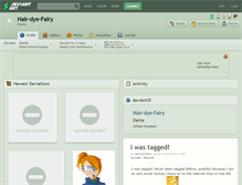 Tablet Screenshot of hair-dye-fairy.deviantart.com