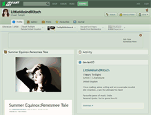 Tablet Screenshot of littlemissindikitsch.deviantart.com