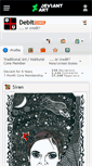 Mobile Screenshot of debit.deviantart.com