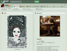 Tablet Screenshot of debit.deviantart.com