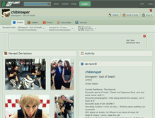 Tablet Screenshot of chibireaper.deviantart.com