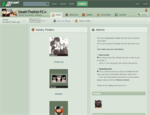 Tablet Screenshot of deaththekid-fc.deviantart.com