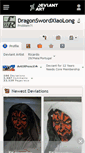 Mobile Screenshot of dragonswordxiaolong.deviantart.com