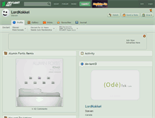 Tablet Screenshot of lordkokkei.deviantart.com