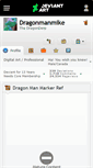 Mobile Screenshot of dragonmanmike.deviantart.com