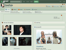 Tablet Screenshot of chaosphoto.deviantart.com