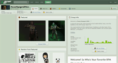 Desktop Screenshot of powerrangersrpm.deviantart.com