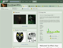 Tablet Screenshot of powerrangersrpm.deviantart.com