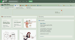 Desktop Screenshot of merctown.deviantart.com