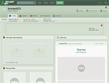 Tablet Screenshot of kronos4321.deviantart.com
