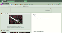 Desktop Screenshot of gadgetsmith.deviantart.com
