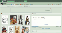Desktop Screenshot of magp13.deviantart.com