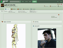 Tablet Screenshot of goth-of-whoville.deviantart.com
