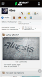 Mobile Screenshot of nbee.deviantart.com