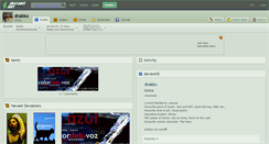 Desktop Screenshot of drakko.deviantart.com