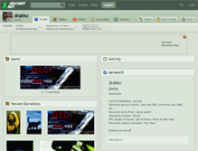Tablet Screenshot of drakko.deviantart.com