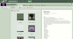 Desktop Screenshot of consarebrilliant.deviantart.com