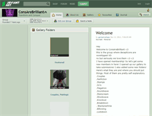 Tablet Screenshot of consarebrilliant.deviantart.com