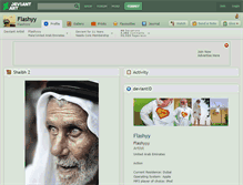 Tablet Screenshot of flashyy.deviantart.com