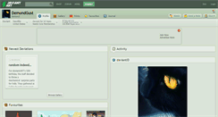 Desktop Screenshot of demondgust.deviantart.com