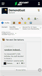 Mobile Screenshot of demondgust.deviantart.com