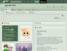 Tablet Screenshot of miss-neko-neko.deviantart.com