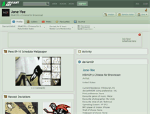 Tablet Screenshot of jone-yee.deviantart.com
