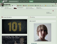 Tablet Screenshot of birdie94jb.deviantart.com