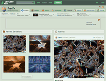 Tablet Screenshot of fracfx.deviantart.com