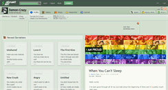 Desktop Screenshot of demon-crazy.deviantart.com
