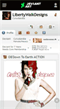 Mobile Screenshot of libertywalkdesigns.deviantart.com
