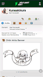 Mobile Screenshot of kurasakiaura.deviantart.com