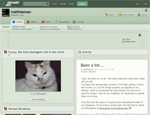 Tablet Screenshot of matthiasman.deviantart.com