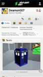 Mobile Screenshot of deamon007.deviantart.com