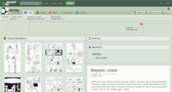 Desktop Screenshot of demjay.deviantart.com