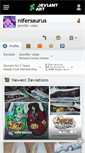 Mobile Screenshot of nifersaurus.deviantart.com