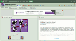 Desktop Screenshot of larabellefurrypaws.deviantart.com