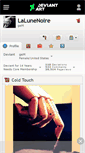 Mobile Screenshot of lalunenoire.deviantart.com