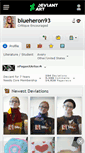 Mobile Screenshot of blueheron93.deviantart.com