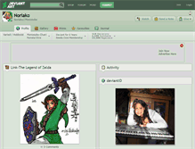 Tablet Screenshot of noriako.deviantart.com