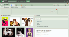 Desktop Screenshot of formula17.deviantart.com