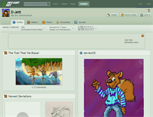 Tablet Screenshot of d-jett.deviantart.com